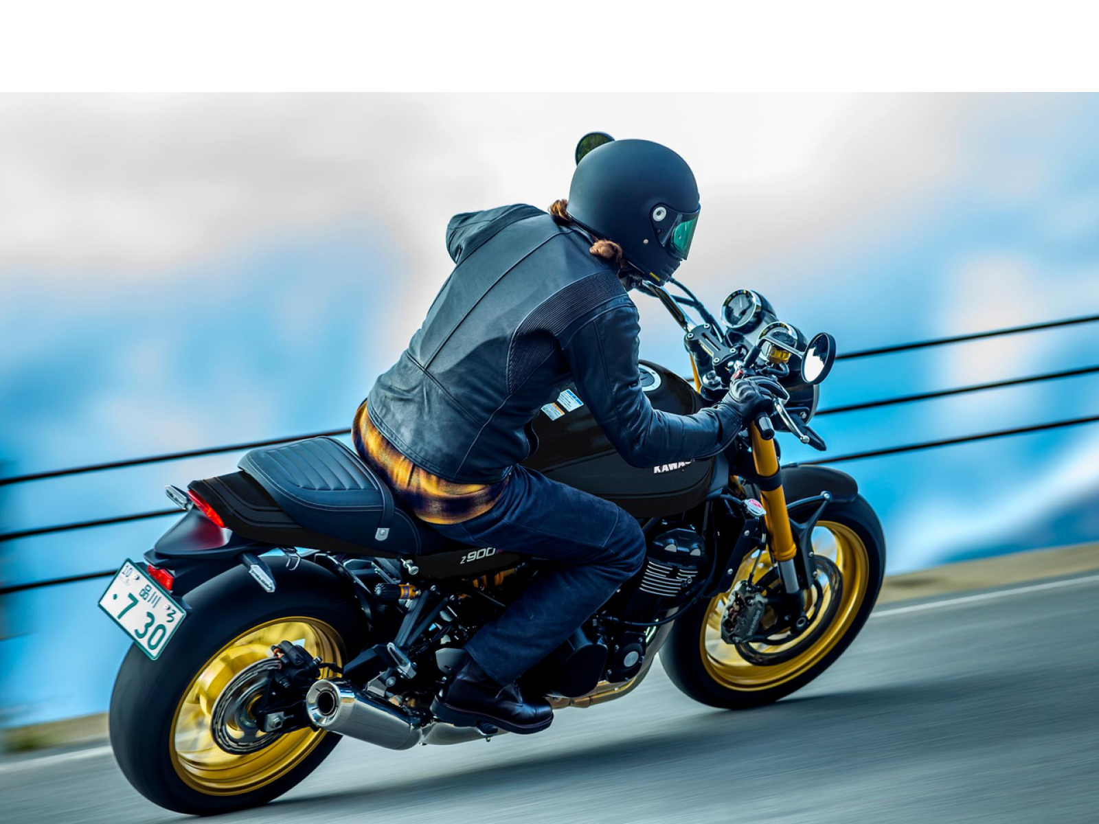 Мотоцикл KAWASAKI Z900 RS SE (Metallic Flat Spark Black / Metallic Matte Carbon Gray) 2025